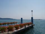 Blick von Gardone auf die Isola del Garda am Gardasee