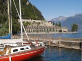 Hafen von Tignale am Gardasee